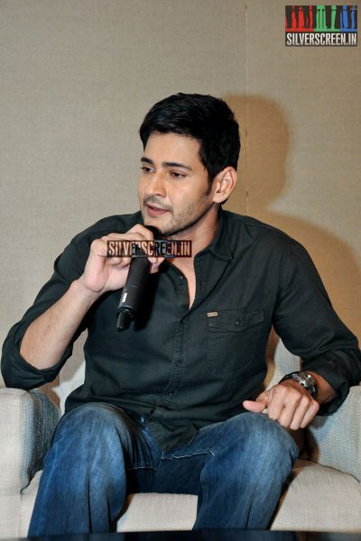 Mahesh Babu at Srimanthudu Press Meet