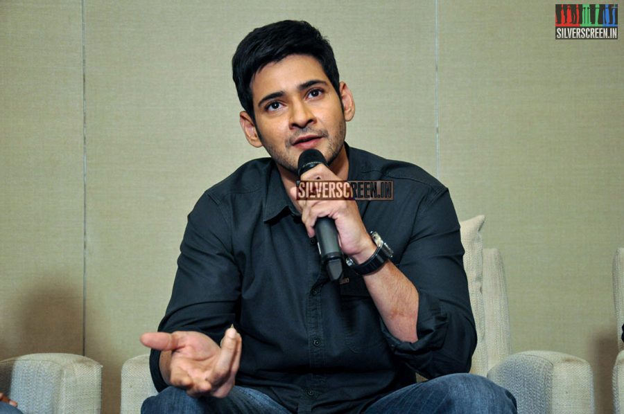 Mahesh Babu at Srimanthudu Press Meet