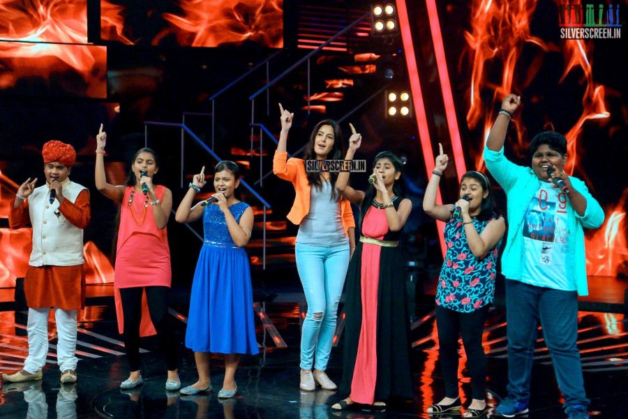 Phantom Promotions on the sets of Indian Idol Junior