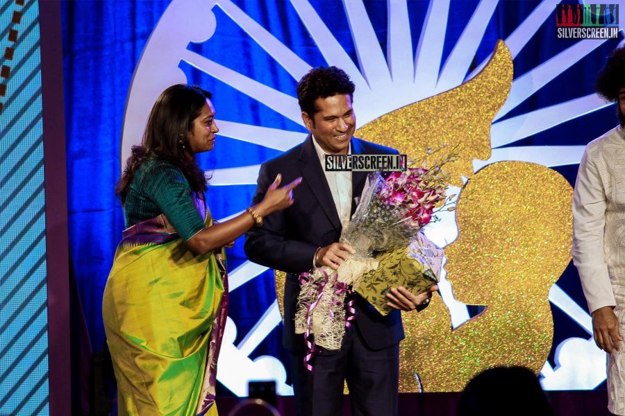 Sachin Tendulkar & AR Rahman at the felicitation of Mothers by Naturals