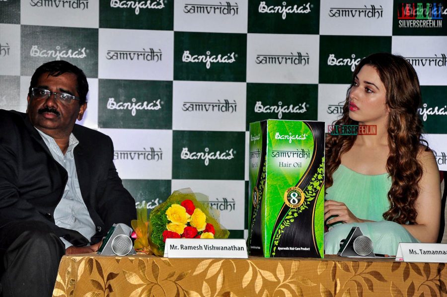 Tamannaah Bhatia Launches Banjara's Samvridhi Hair Oil