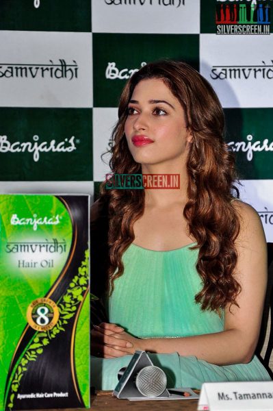 Tamannaah Bhatia Launches Banjara's Samvridhi Hair Oil