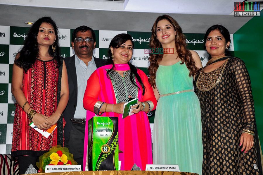 Tamannaah Bhatia Launches Banjara's Samvridhi Hair Oil