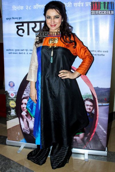 Tisca Chopra at Highway Movie Premiere