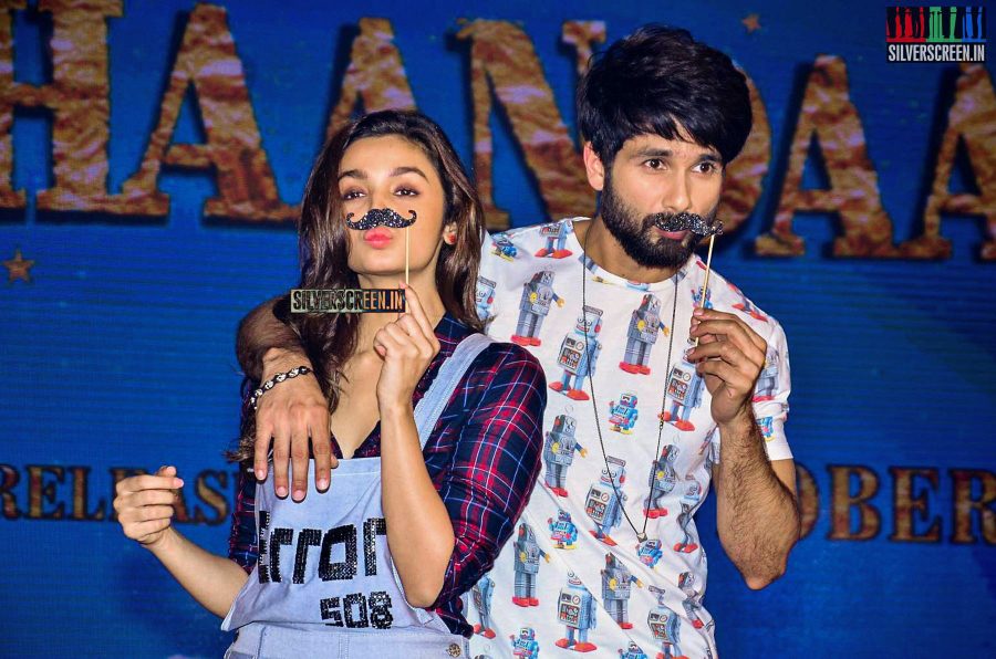 Alia Bhatt and Shahid Kapoor at Shandaar Audio Launch