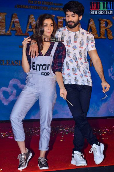 Alia Bhatt and Shahid Kapoor at Shandaar Audio Launch