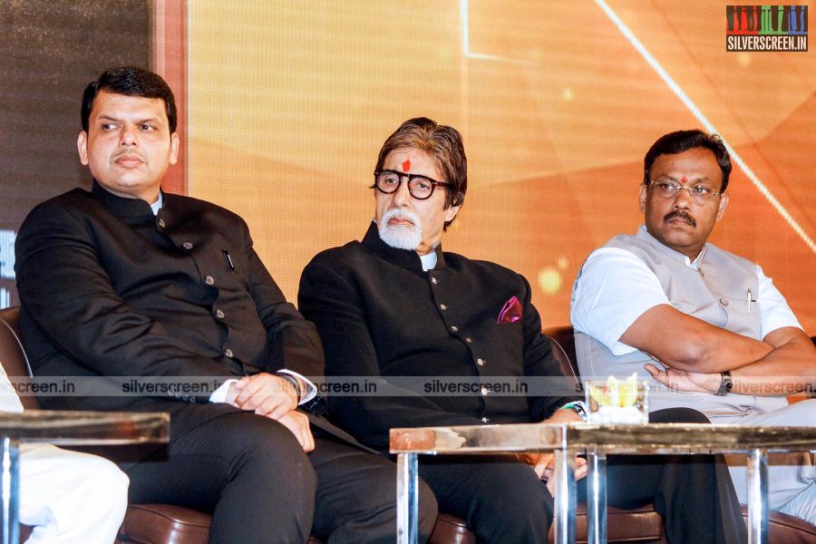 Amitabh Bachchan at the launch of the first Maharashtra International Travel Mart 2015