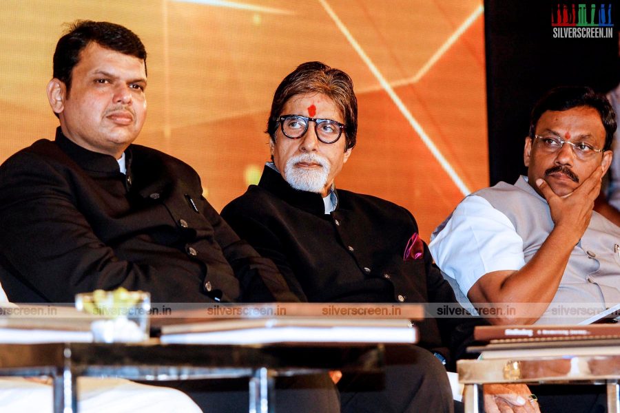 Amitabh Bachchan at the launch of the first Maharashtra International Travel Mart 2015