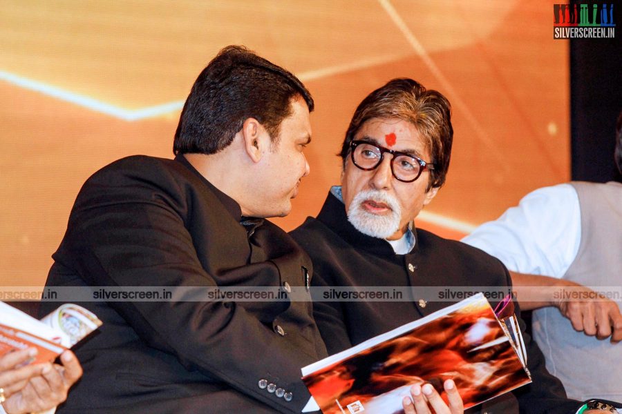 Amitabh Bachchan at the launch of the first Maharashtra International Travel Mart 2015