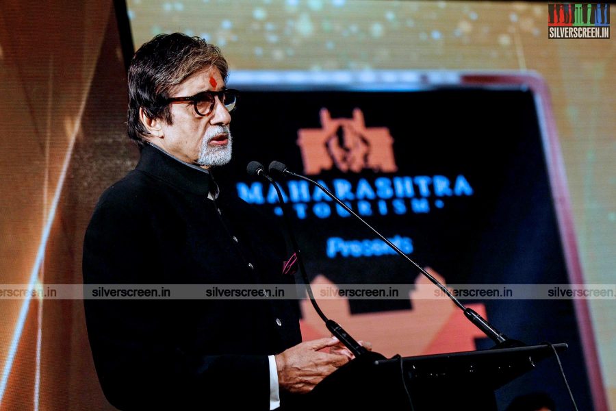 Amitabh Bachchan at the launch of the first Maharashtra International Travel Mart 2015