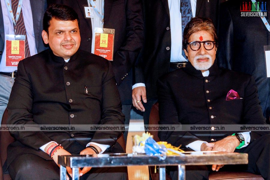 Amitabh Bachchan at the launch of the first Maharashtra International Travel Mart 2015