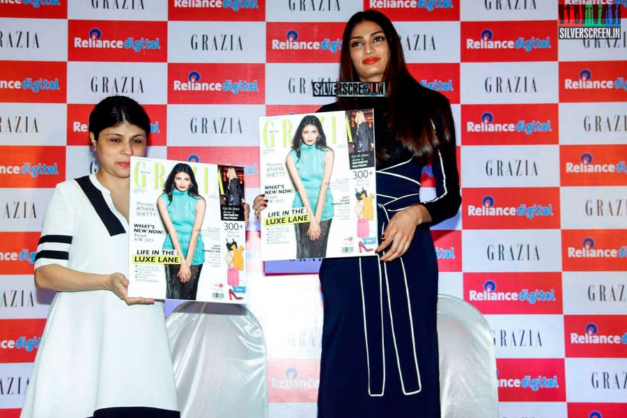 Athiya Shetty Launches New Issue of Grazia Magazine