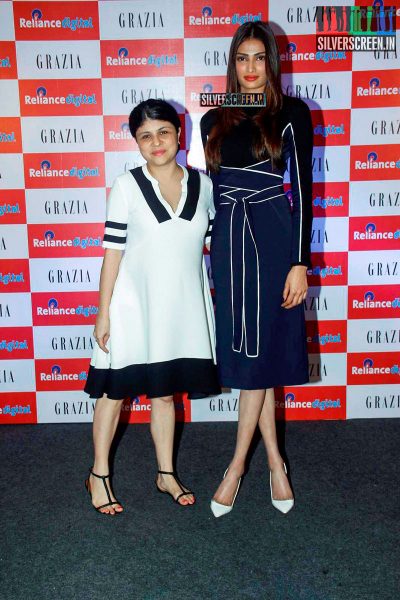 Athiya Shetty Launches New Issue of Grazia Magazine