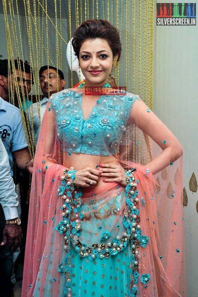 Kajal Aggarwal at Mugdha Art Studio Launch