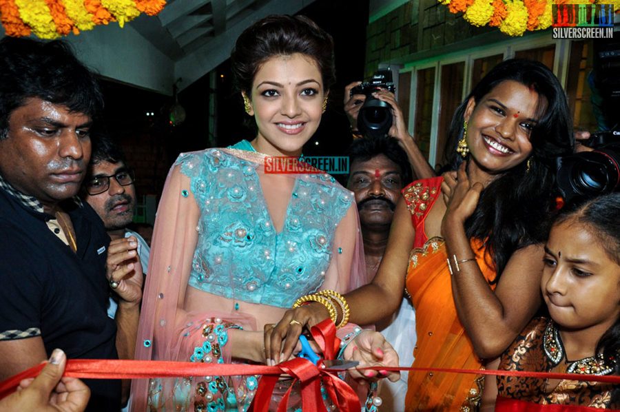 Kajal Aggarwal at Mugdha Art Studio Launch