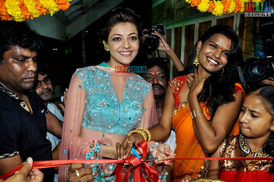 Kajal Aggarwal at Mugdha Art Studio Launch