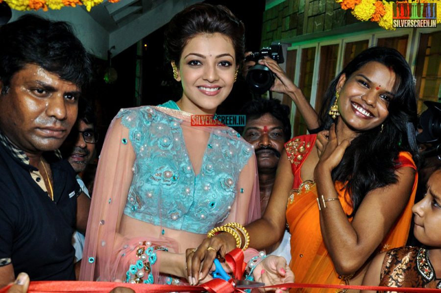 Kajal Aggarwal at Mugdha Art Studio Launch