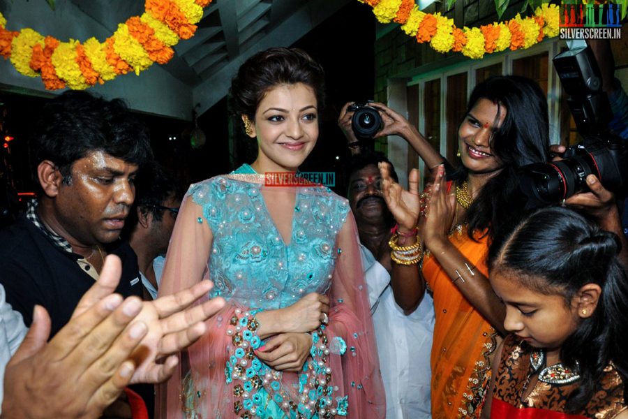 Kajal Aggarwal at Mugdha Art Studio Launch