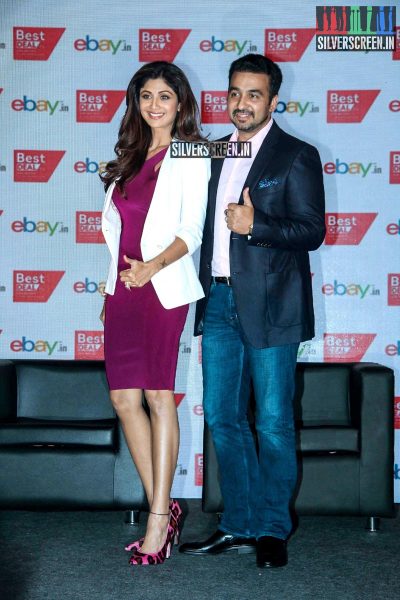 Neha Dhupia and Shilpa Shetty at Ebay and Best Deal TV Press Meet