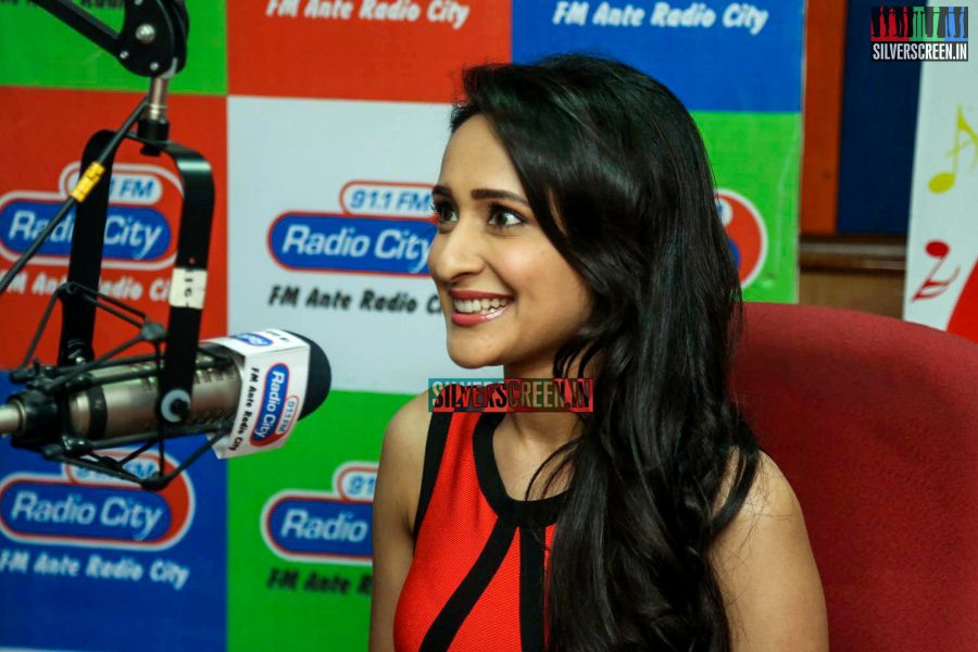 Pragya Jaiswal at Kanche Audio Launch at Radio City