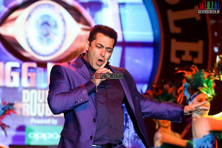 Salman Khan at the launch of Bigg Boss Nau Double Trouble