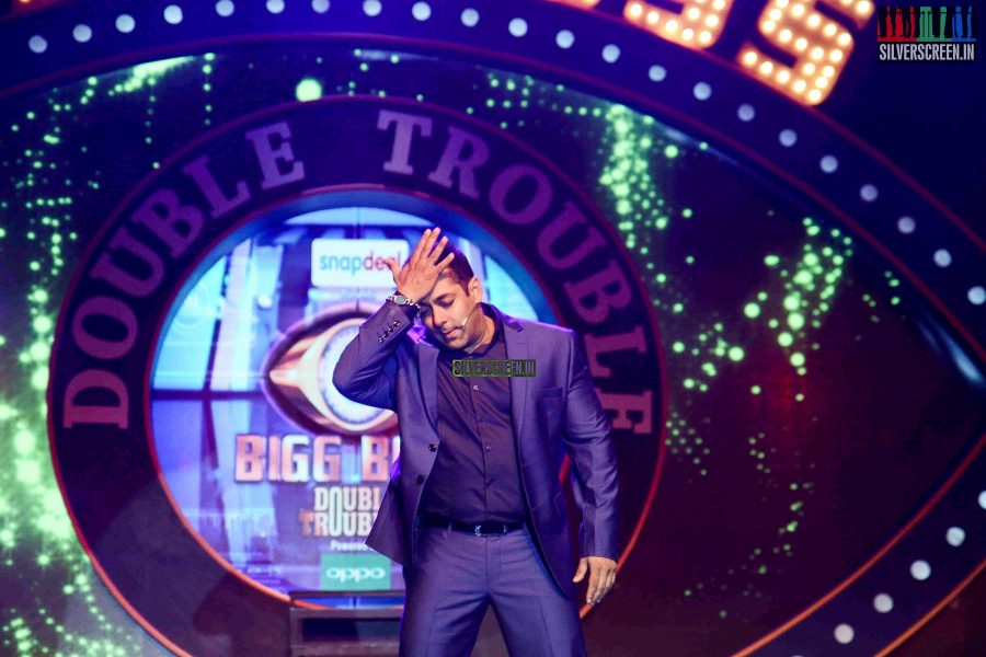 Salman Khan at the launch of Bigg Boss Nau Double Trouble