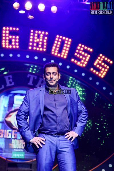 Salman Khan at the launch of Bigg Boss Nau Double Trouble