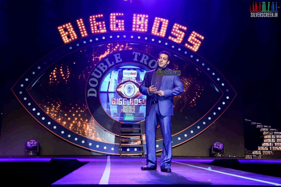 Salman Khan at the launch of Bigg Boss Nau Double Trouble