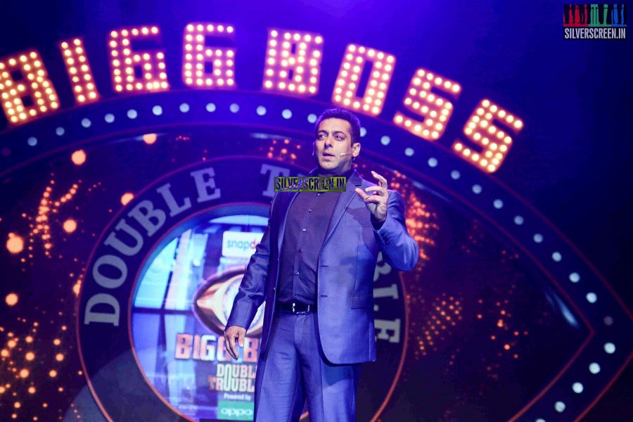 Salman Khan at the launch of Bigg Boss Nau Double Trouble