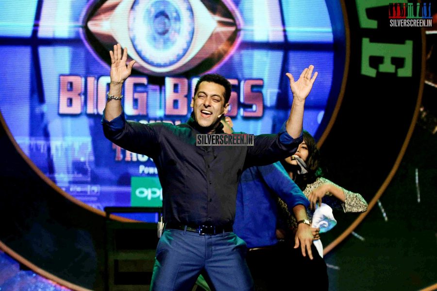 Salman Khan at the launch of Bigg Boss Nau Double Trouble