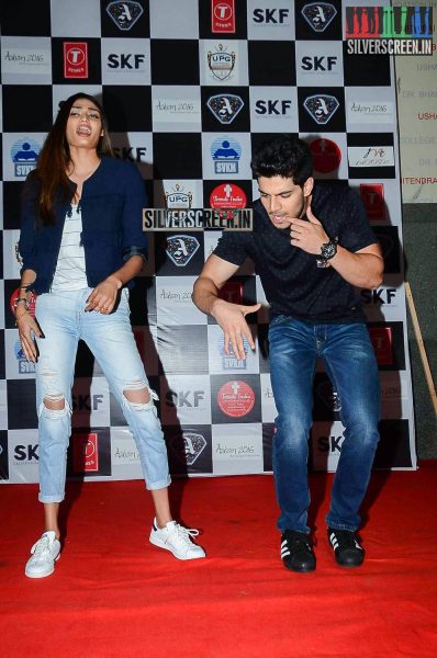 Sooraj Pancholi & Athiya Shetty at Mithibai College