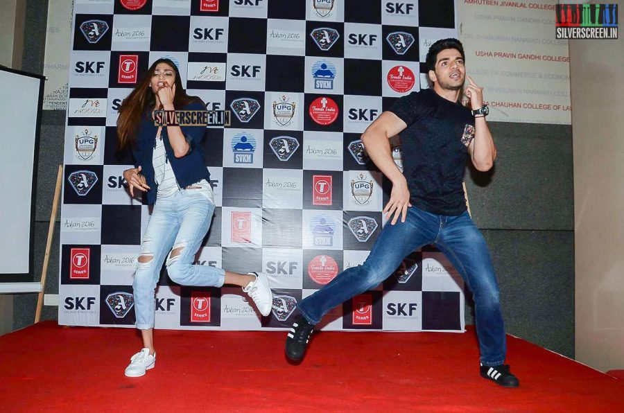 Sooraj Pancholi & Athiya Shetty at Mithibai College