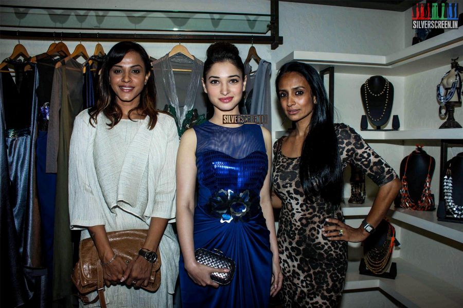 Tamannaah Bhatia & Kajal Agarwal at Amit Aggarwal’s Fall Winter Preview