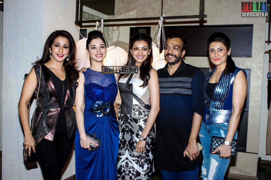 Tamannaah Bhatia & Kajal Agarwal at Amit Aggarwal’s Fall Winter Preview