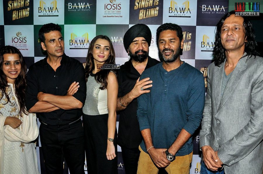 Akshay Kumar and Amy Jackson at Singh is Bling Movie Premiere