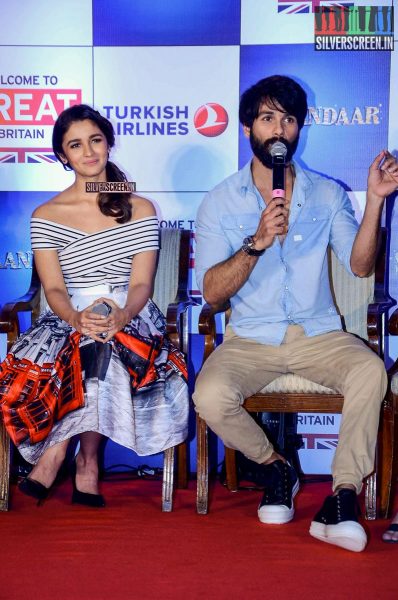 Alia Bhatt and Shahid Kapoor at Shaandaar Movie Promotions