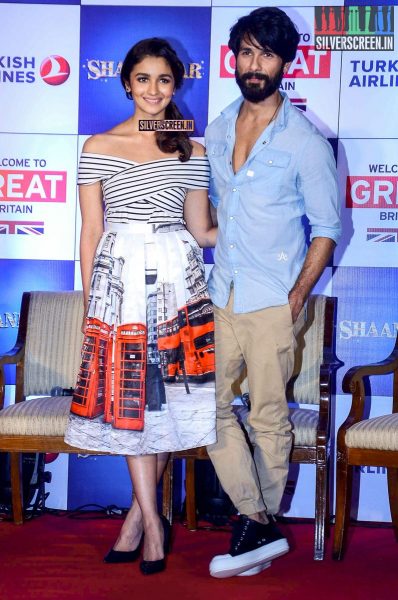 Alia Bhatt and Shahid Kapoor at Shaandaar Movie Promotions