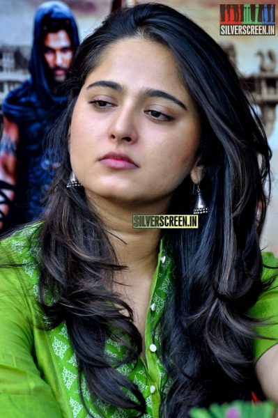 Anushka Shetty at Rudhramadevi Press Meet