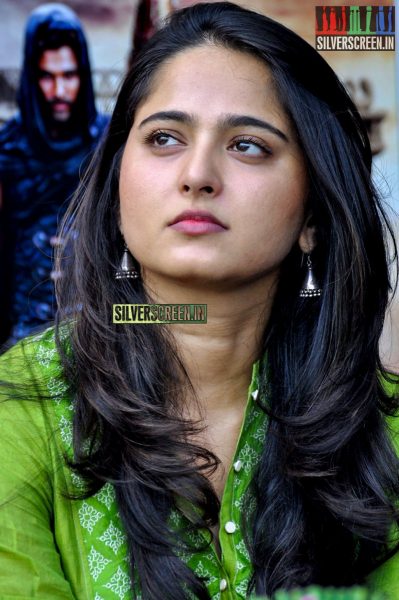 Anushka Shetty at Rudhramadevi Press Meet