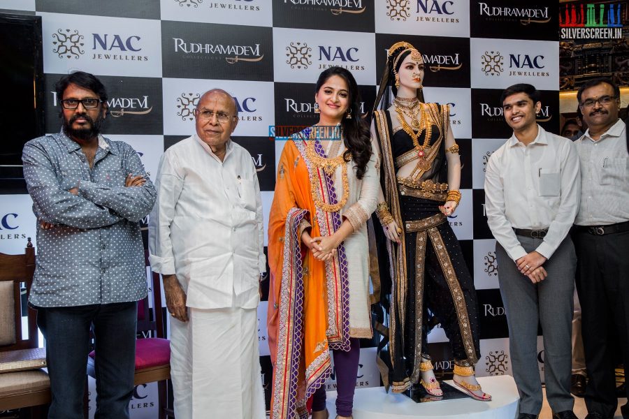 Anushka Shetty at the Launch of Rudhramadevi Collections