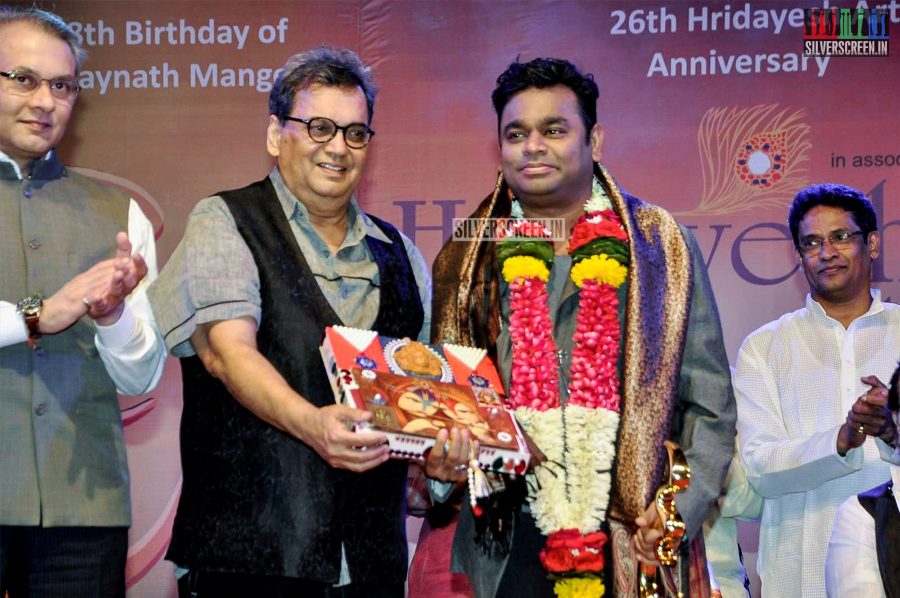 AR Rahman Honoured by Hridayesh Arts