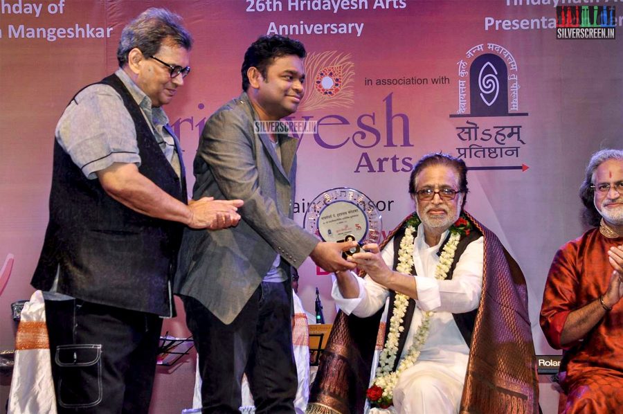 AR Rahman Honoured by Hridayesh Arts