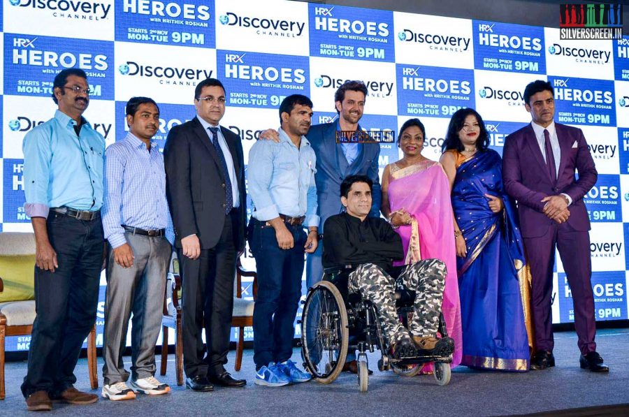 Hrithik Roshan Launches Hrx Heroes Show for Discovery Channel