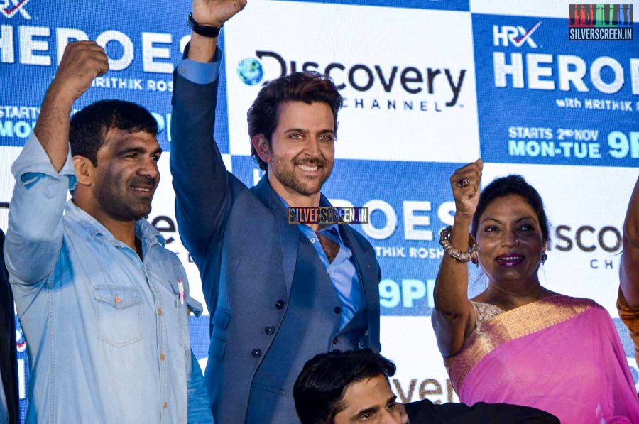 Hrithik Roshan Launches Hrx Heroes Show for Discovery Channel