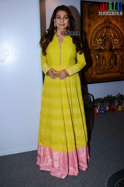 Juhi Chawla at the Launch of Exhibition - A Retrospective JP Singhal