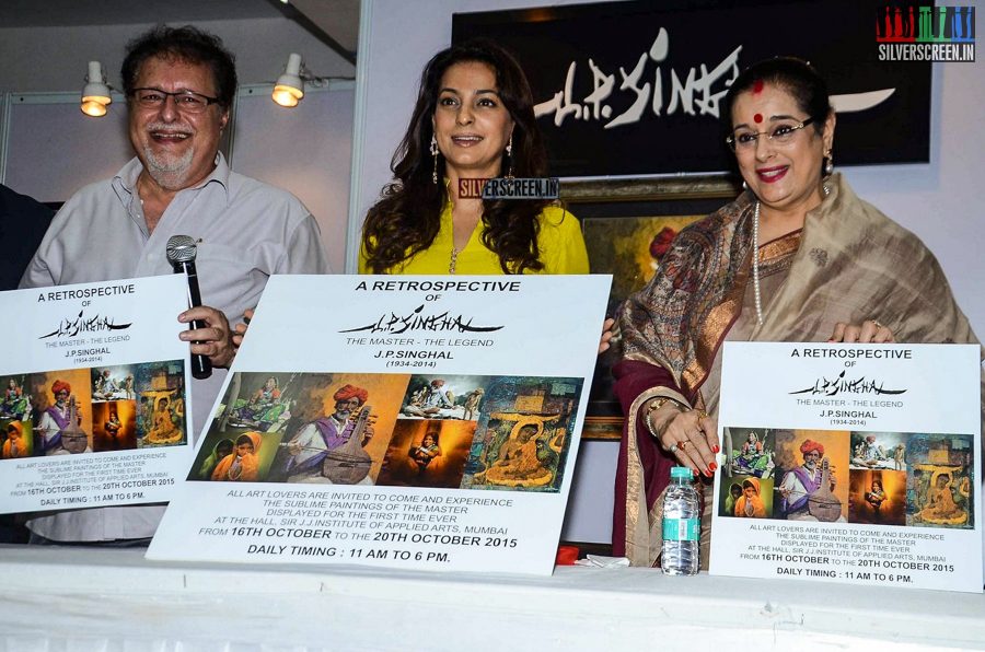 Juhi Chawla at the Launch of Exhibition - A Retrospective JP Singhal