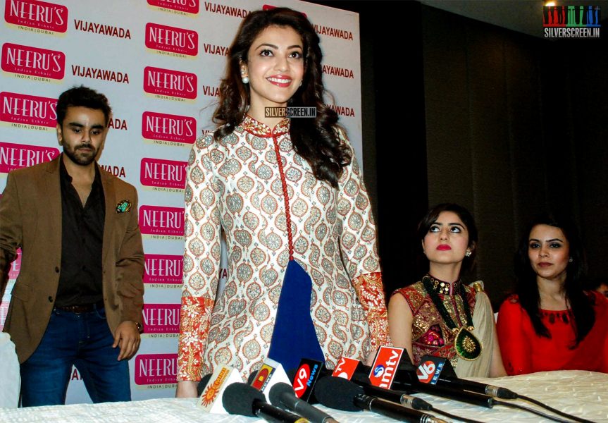 Kajal Aggarwal Launches Neerus Showroom