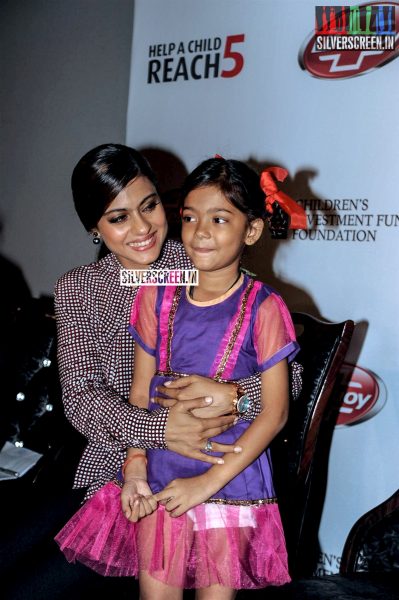 Kajol at the Launch of Help a Child Reach 5