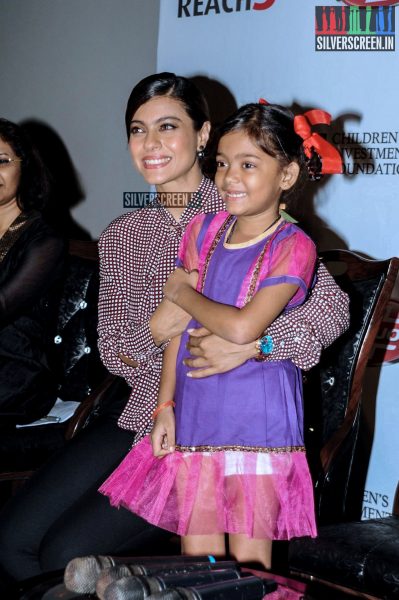 Kajol at the Launch of Help a Child Reach 5