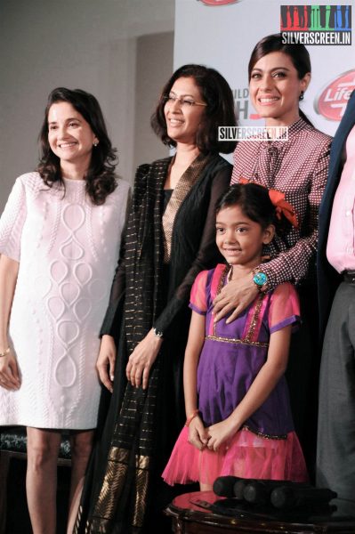 Kajol at the Launch of Help a Child Reach 5